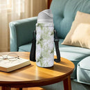Neoprene Water Bottle Carrier Bag with Adjustable Shoulder Strap for Men Women Walking Hiking,Portable Insulated Holder Case for Stainless Steel/Glass/Plastic Bottles by TinyTreasures Baby Boutique