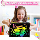 ZMLM Rainbow Scratch Party Favors Kids: Birthday Gifts Toy Bulk Scratch Art Notebook 24 Pack Birthday Goodie Bags Stuffers Girls Boys Art Craft Pad Classroom Prizes School Teacher Supplies (Unicorn) by TinyTreasures Baby Boutique
