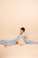 Copper Pearl Jumbo Premium Knit 3 Layer Stretchy Throw Blanket 'Dunk' by CozyNest Decor