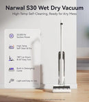 NARWAL S30 Wet Dry Vacuum Cleaner with 20000Pa Suction, 176°F Self-Cleaning, Heated Drying, Disposable Waste Bag, Tangle-Free, Cordless Vacuum Mop for Hard Floors & Edge Cleaning, Easy to Use by CozyNest Decor