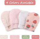 Newborn Baby Mittens Infant No Scratch Gloves Cotton Mitts for Baby Girls Boys by TinyTreasures Baby Boutique