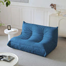 Luxury Sofa Couch Chair, Lazy Floor Seating, Fireside Bean Bag Chair, Ergonomic Tatami Sofa Lounger for Living Room, Bedroom, Office, Loveseat, Blue by CozyNest Decor