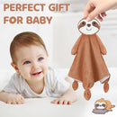 Pro Goleem Sloth Security Blanket Soft Loveys for Babies for Boys and Girls Newborn Lovie Infant Blankie Sloth Baby Stuff Baby Snuggle Toy Stuffed Animal Baby Gifts 14 Inch by TinyTreasures Baby Boutique