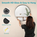 Fabuday Black Circle Mirror for Wall 20 inch - Round Mirrors for Bathroom, Entryway, Living Room, Hallway, Bedroom Decor, Small Matte Framed by CozyNest Decor