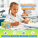 Fidget Rings Sensory Toys for Kids: 18 Pack Fidget Anxiety Spinner Rings- Autism Sensory Toy for Special Needs ADHD- Stress Relief Quiet Fidgets for Classroom- Small Treasure Box Prizes Travel Gifts by TinyTreasures Baby Boutique
