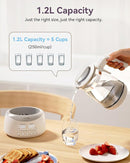 Bottle Warmer comfyer, Baby Bottle Warmer with Night Light & Faster Cooling Fan, Instantly Water Warmer, Tea Kettle Electric with 6 Temperature Control Presets, Feed Baby More Easier and Healthier by TinyTreasures Baby Boutique