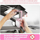 360-Degree Baby Car Mirror for Rear-Facing Seats,Kids Safety Mirrors with Tool-Free Installation,Kids Rear View Mirror BPA-Free Shatterproof & ASTM Certified (Adjustable 14"-22") (PINK) by TinyTreasures Baby Boutique