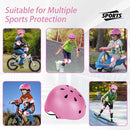 Kids Bike Helmet Set Adjustable Helmet for Ages 3-15 Kids Toddler Boys Girls Youth, Multi-Sport Bicycle Skateboarding Football Rollerskating Scooter Rollerblade Balance Bike Helmets by TinyTreasures Baby Boutique