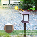 Solar Pathway Lights Outdoor with Flickering Flame, IP65 Waterproof, 6PK Solar Flame Lights with Hook, Upgraded 1000mAH Battery, Up to 12Hrs, Auto On/Off, Decor for Garden, Walkway by GreenHaven Gardens