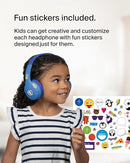 Belkin SoundForm Mini - Wireless Bluetooth Headphones for Kids with 30H Battery Life, 85dB Safe Volume Limit, Built-in Microphone - Kids On-Ear Earphones for iPhone, iPad, Fire Tablet & More - Blue by TinyTreasures Baby Boutique