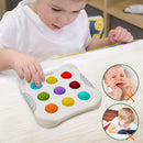 LiKee Fidget Popper Sensory Baby Toys for 10+ Months, Push and Popping Busy Board, Montessori Toys for 1+ Years Old, Airplane Car Travel Toy for Toddlers 1-3 Stress Relief (1 Piece) by TinyTreasures Baby Boutique