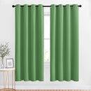 NICETOWN Bedroom Blackout Curtains and Drapes - Window Treatment Thermal Insulated Solid Grommet Blackout Draperies for Bedroom (Set of 2 Panels, 52 by 63 Inch, Forest Green) by TinyTreasures Baby Boutique