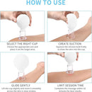 Meifuly Facial Cupping Set, 4 PCS Silicone Vacuum Suction Face Massage Cups, Skin Tightening Kit for Eyes, Face and Body (White) by CozyNest Decor