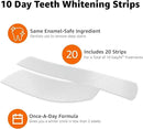 Amazon Basics 10 Day Teeth Whitening Strips Kit, 10 Treatments, 1-Pack (Previously Solimo) by CozyNest Decor