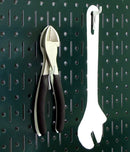 Wall Control Pegboard Organizer 4 ft. Metal Pegboard Standard Tool Storage Kit with Green Toolboard and Black Accessories by GreenHaven Gardens