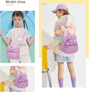 KL928 Girls Bowknot Polka Dot Cute Mini Backpack Small Daypacks Convertible Shoulder Bag Purse for Women by TinyTreasures Baby Boutique