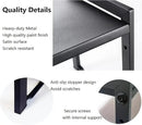 Expandable Cabinet Shelf Organizer 16-26" L Stackable Kitchen Counter Shelf Rack Stand Sink Riser Countertop Storage Black (Narrow 5.1”D) by CozyNest Decor