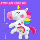 KRAFUN Beginner My First Unicorn Sewing Kit for Kids Art & Craft, Doll Plushie Animal, Instructions & Plush Felt Materials for Learn to Sew, Embroidery, Age 7 8 9 10 11 12 by TinyTreasures Baby Boutique