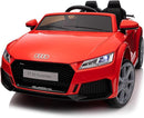 Electric Ride on Car for Kids, Licensed Audi 12V 7Ah Kids Ride-on Toy for Toddlers 3-5 Year Old Girls with Remote, Bluetooth - Red by TinyTreasures Baby Boutique