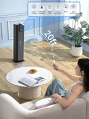8L Smart Humidifiers for Bedroom Large Room, 2.1Gal Cool Mist Top Fill Diffuser Ambient Light, App & Remote Control, 3 Mist Modes, Quiet Humidifier for Home Office Plant (Black) by TinyTreasures Baby Boutique