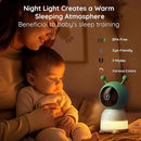 BOIFUN 2K Split-Screen 5 Inch Wi-Fi Baby Monitor With 2 Cameras, Colorful Night Light, AI Motion & Sound & Humidity & Temp Detection, Auto Tracking Via Smartphone App And Monitor Control, Night Vision by TinyTreasures Baby Boutique