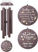 Personalized Sympathy Wind Chimes Gift, Memorial Wind Chimes, for Loss of Loved One Prime, Bereavement/Sympathy/Memorial Gift for Loss of Mother Father Husband Condolence Remembrance by CozyNest Decor