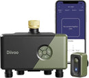 Diivoo WiFi Water Timer 4 Outlets with Brass Inlet, Smart Sprinkler/Hose/Tap Timer Compatible with Alexa & 24 Irrigation Plans & Rain Delay, Garden Watering Systems Controller with 2 Watering Modes by GreenHaven Gardens