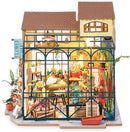 Rolife DIY Miniature House Kit Flower Shop, Tiny House Kit for Adults to Build, Mini House Making Kit with Furniture, Halloween/Christmas Decorations/Gifts for Family and Friends(Emily's Flower Shop) by TinyTreasures Baby Boutique