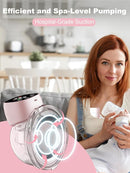 Hands Free Breast Pump, Wearable Breastfeeding Pump 3 Modes & 9 Levels, Double Electric Portable Pump Low Noise with Long Battery Life 2 Pack Pink by TinyTreasures Baby Boutique
