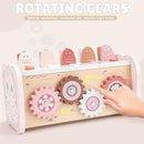 Joyreal Montessori Toys for 1 Year Old Girl Gift - Pink Wooden Hammering Pounding Toy with Xylophone & Fishing Game - Toddler Learning Activities for Kids 1+ 2 3 Year Old Christmas Birthday Gifts by TinyTreasures Baby Boutique