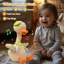 Talking Dancing Duck Toy Mimicking Recording Plush & Interactive Toy, Repeating What You Say, Neck Shaking Stuffed Toys, Talking Doll for Birthday Kids Gift for Boy & Girl by TinyTreasures Baby Boutique