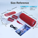 SOWO Portable Bluetooth Speaker, Waterproof IPX7, 25W Loud Wirelss Speaker with Big Audio and Punchy Bass, Outdoor Bluetooth for Party, Beach, Travel, Girls Gifts - Red by TinyTreasures Baby Boutique