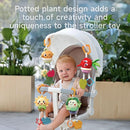 TUMAMA Baby Toys 0 3 6 12 Months, Soft Hanging Stroller Toys Potted Plant Crib Car Seat Toys, Infant Newborn Crinkle Infant Rattles with Teether Squeaky Sensory Developmental Toy by TinyTreasures Baby Boutique