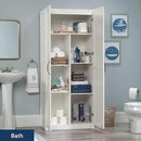Sauder Miscellaneous Storage Cabinet, White Finish by CozyNest Decor