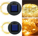 Solar Panel Lantern Lid - Waterproof Led Garden Lights, 2 Pack (Warm/Warm) by GreenHaven Gardens