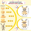 LoopMap Beginner Crochet Kit for Adults & Kids - DIY Amigurumi Bunny with Removable Dress & Accessories - Step-by-Step Video Tutorials, Extra Yarn, Crochet Tools - Handmade Gift (Bunny-Yellow) by TinyTreasures Baby Boutique