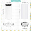 12 Oz Sublimation Sippy Cup 4 Pack, Kids Sublimation Sippy Tumblers, Stainless Steel Sublimation Todder Water Bottle by TinyTreasures Baby Boutique