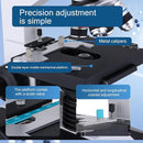 Compound Trinocular Microscope 40X-5000X Magnification, Research Grade Professional Microscope, Two Levels of Mechanical Stage LED Illumination, USB Video Camera with Microscope for Adults by TinyTreasures Baby Boutique