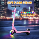 CBD Electric Scooter for Kids, 6 Mph Top Speed, Up to 5 Miles Range, 5.3" Solid Tires Wheel and Front Light, Kick Scooter Adjustable Height for Kids Age 6-12 by TinyTreasures Baby Boutique