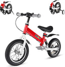 Balance Bike 2 in 1,The Dual Use of a Kids Balance Bike and Kids Bike,12 14 Inches for 2-6 Years Old,with Shock Absorbers, Fenders, Pedals, Auxiliary Wheels by TinyTreasures Baby Boutique