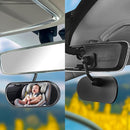 Car Rearview Mirror Rear View Mirrors for Baby 360 Adjustable Automotive Interior Mirrors Cars Mirror Rear Facing Kids Observing (Adhesive Base) by TinyTreasures Baby Boutique