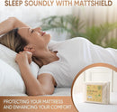 Luxury Waterproof Organic Mattress Protector Twin - Organic Cotton Breathable Mattress Pad Cover - New 380 GSM Comfort - Deep Pocket - Jersey Cotton Skirt - Fitted Comfort by TinyTreasures Baby Boutique