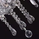LIUMANG Modern Elegant 12 Lights K9 Crystal Glass Chandelier Pendant Ceiling Lighting European Style for Dining Living Room Bedroom Transparent,12 E12 Bulbs Required by CozyNest Decor