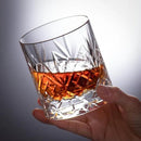 KAMMAK Crystal Whiskey Glasses Set of 2, Handcrafted 7.1oz Old Fashioned Glasses Stemless, Luxury Cocktail Glasses, Hand Blown Scotch Cup for Women, Men Gift for Rocks, Bourbon Barware, Bar by CozyNest Decor