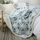 UKELER Ultra Plush Super Soft Lightweight Sherpa Throw Blanket 60''x50'' Cozy Luxury Light Blue Blanket for Bed Couch Warm Fuzzy Blanket by CozyNest Decor