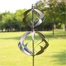 Wind Spinners Outdoor Metal - Large Kinetic Wind Spinner for Yard Garden, Windmills Lawn Ornament Décor for Lawn Patio (Height 84") by CozyNest Decor