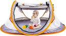 Poray Portable Baby Beach Tent with UPF 50+ Sun Shelter,Mosquito Net and Sunshade, Ideal Pop Up Kids Travel Tent with Carry Bag & 2 Stakes,Outdoor Indoor Play and Sun Protection by TinyTreasures Baby Boutique