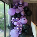 130pcs Purple Balloons Different Sizes 18" 12" 10" 5" Party Latex Balloons for Birthday Baby Shower Halloween Wedding Valentine's Day Party Bachelorette Decorations by CozyNest Decor