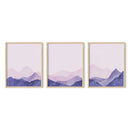 Pink purple skies
