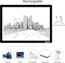 LED Light Pad, ELICE A4 Wireless Battery Powered Light Pad Artcraft Tracing Pad Light Box Dimmable Brightness Rechargeable Light Board with Bag for Artists Drawing Sketching Animation X-ray Viewing by TinyTreasures Baby Boutique